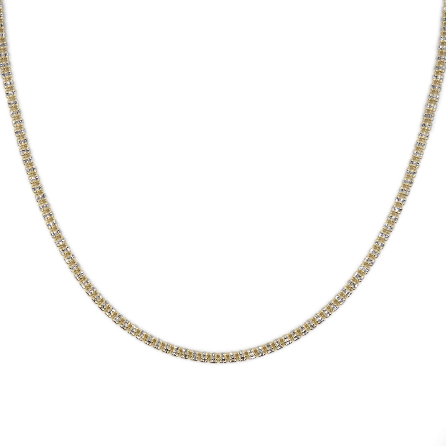 10k Solid Gold 3.5mm Ice Chain