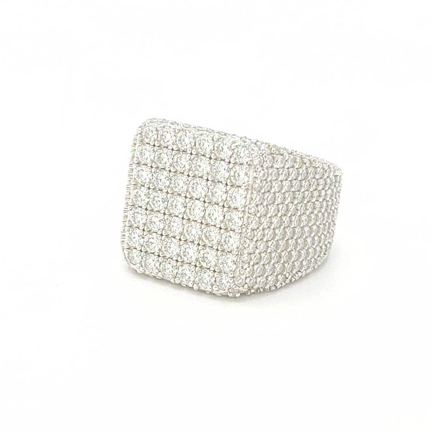 Moissanite Pinky Ring