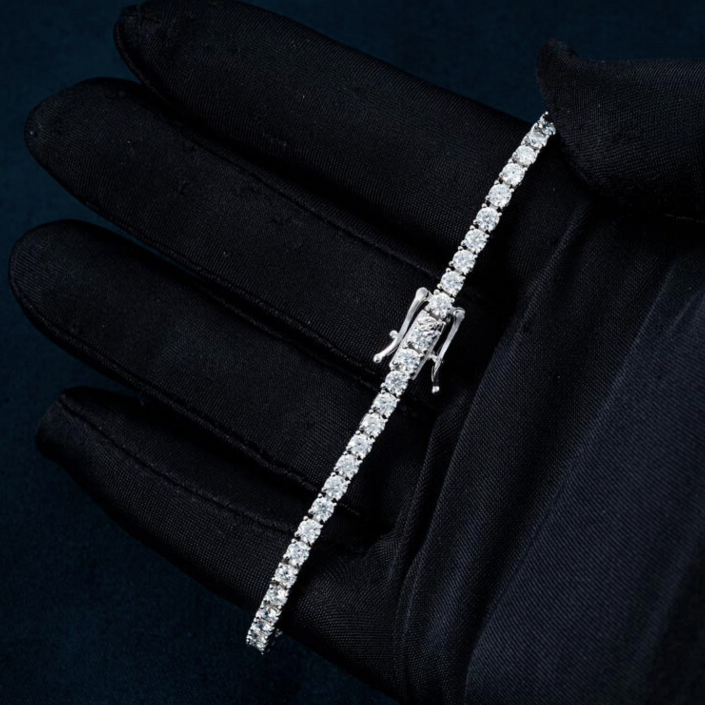 3MM Moissanite Tennis Bracelet