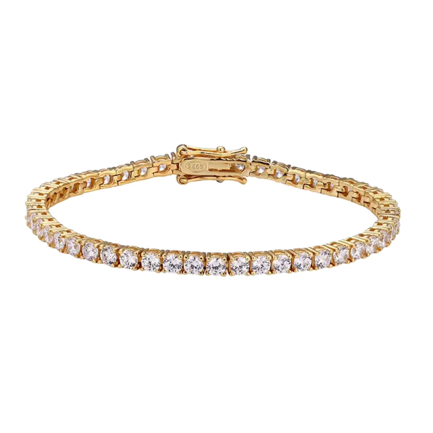3MM Moissanite Tennis Bracelet