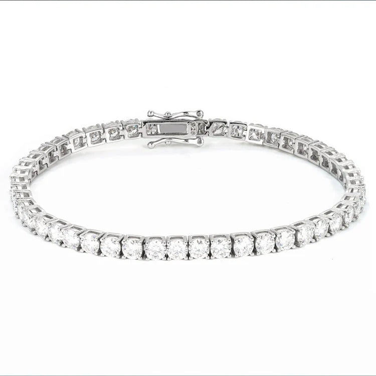 4MM Moissanite Tennis Bracelet