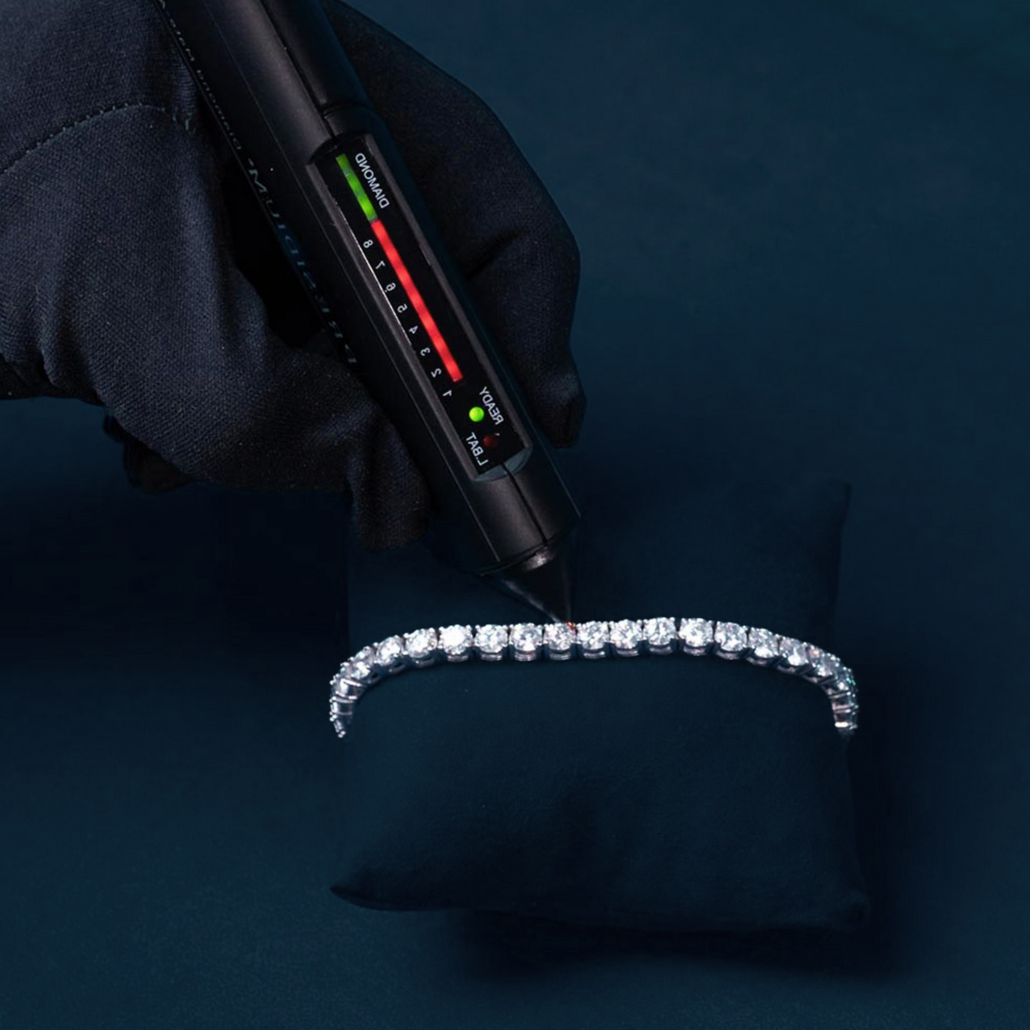 5mm Moissanite Silver Tennis Bracelet