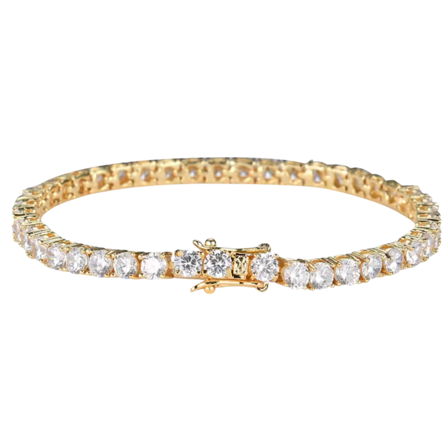 4MM Moissanite Tennis Bracelet