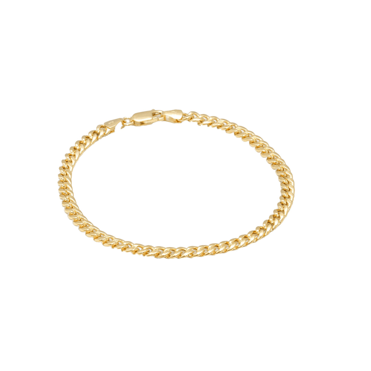 10K Yellow Gold Cuban Link 4.6mm Bracelet