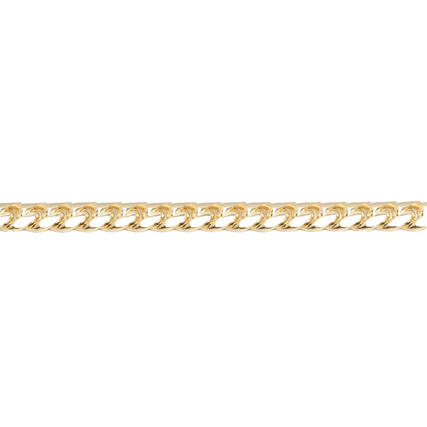 10K Yellow Gold Cuban Link Solid 5mm Bracelet