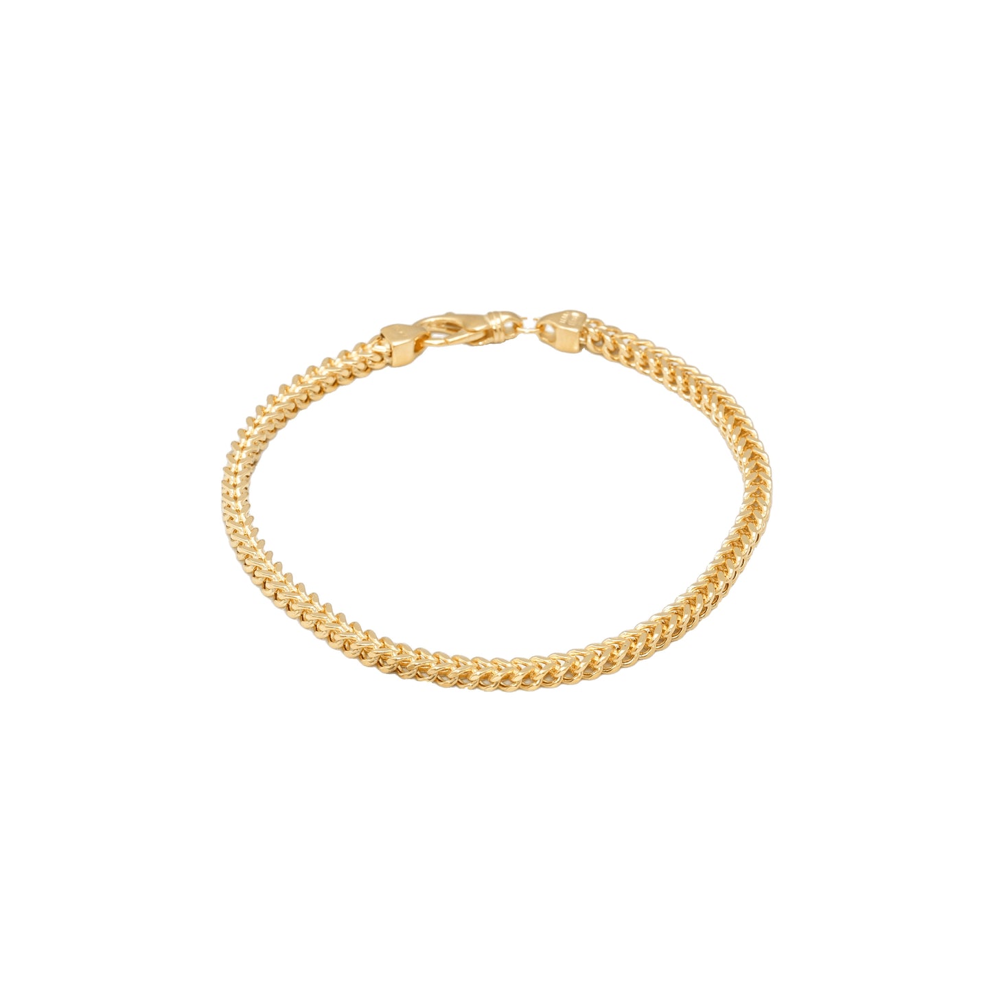 10K Yellow Gold Franco 3.2mm Bracelet