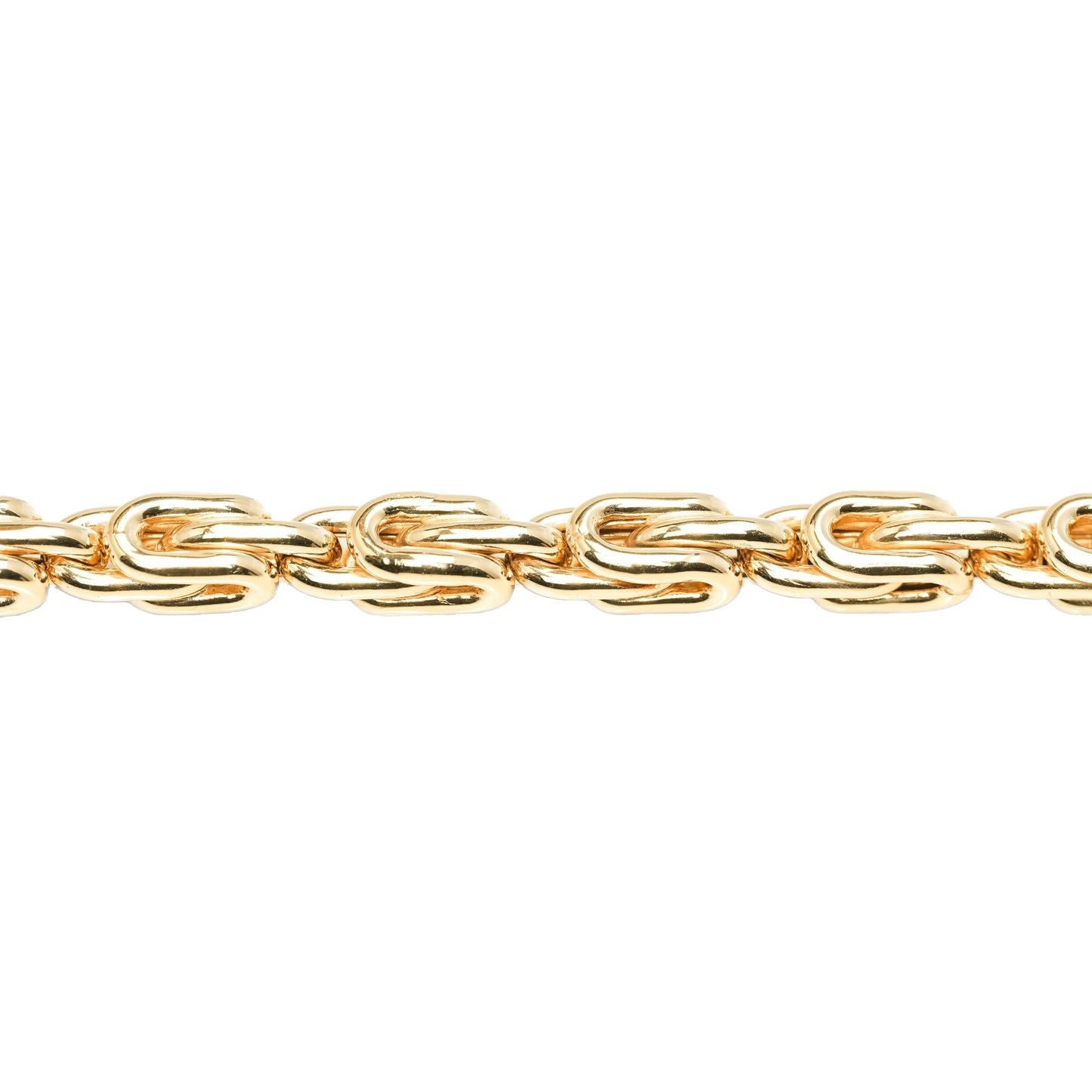 10K Yellow Gold Byzantine 4.7mm Bracelet