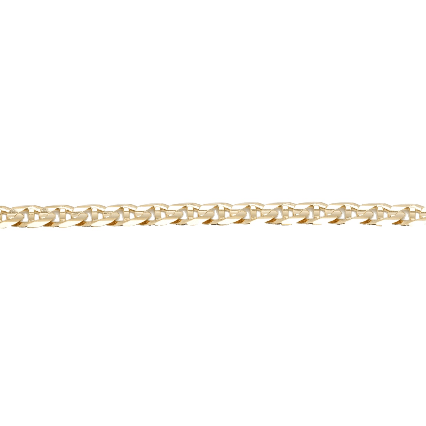 10K Yellow Gold Mariner Solid 4.5mm Bracelet