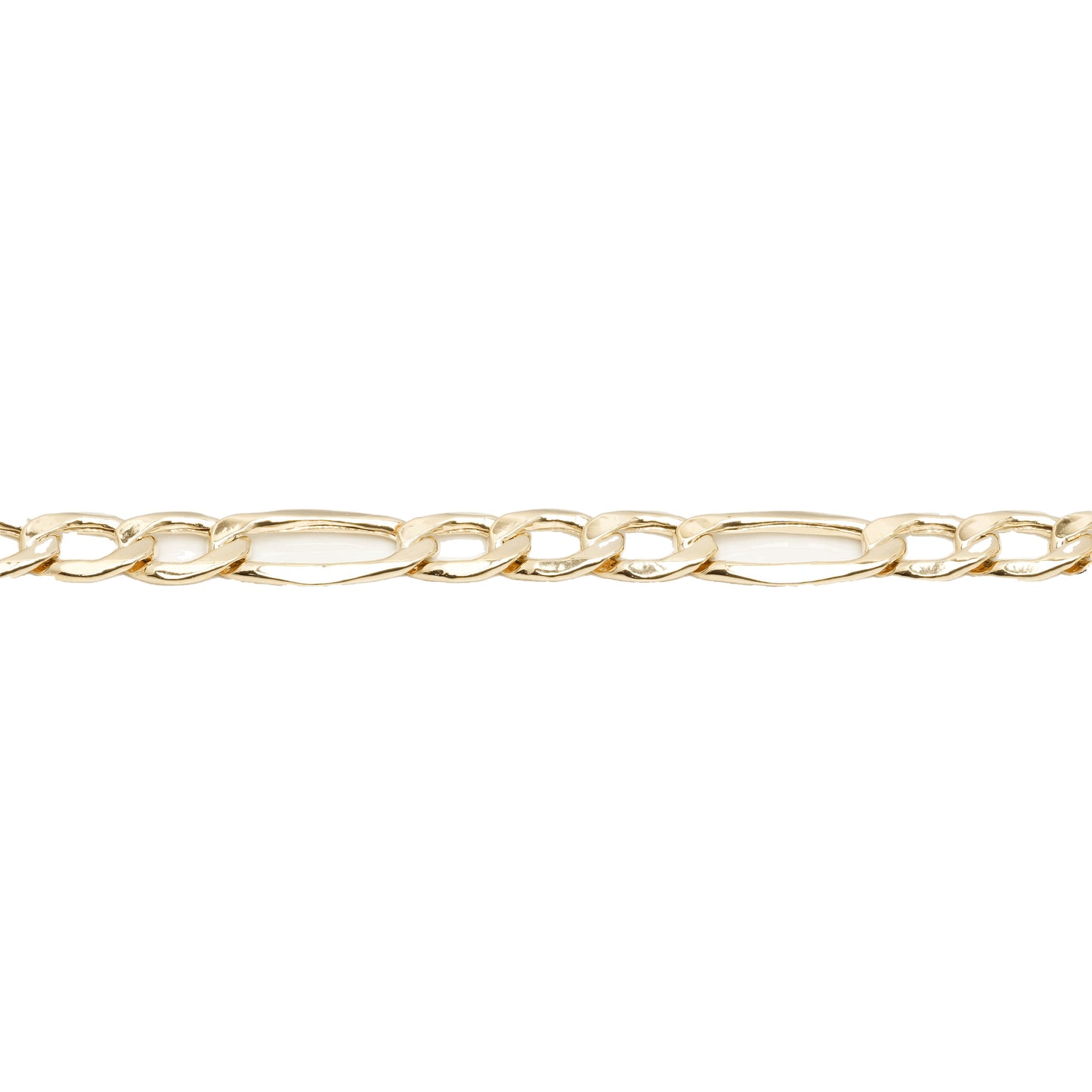 10K Yellow Gold Figaro 5.2mm Bracelet