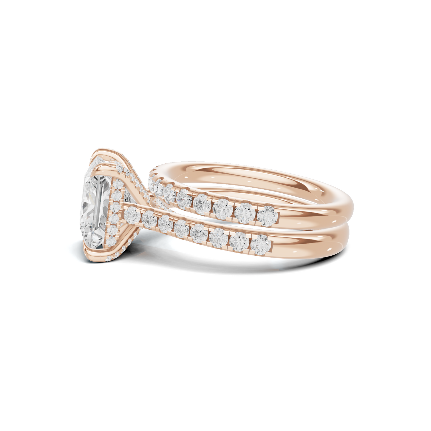 Cut Pave Ring