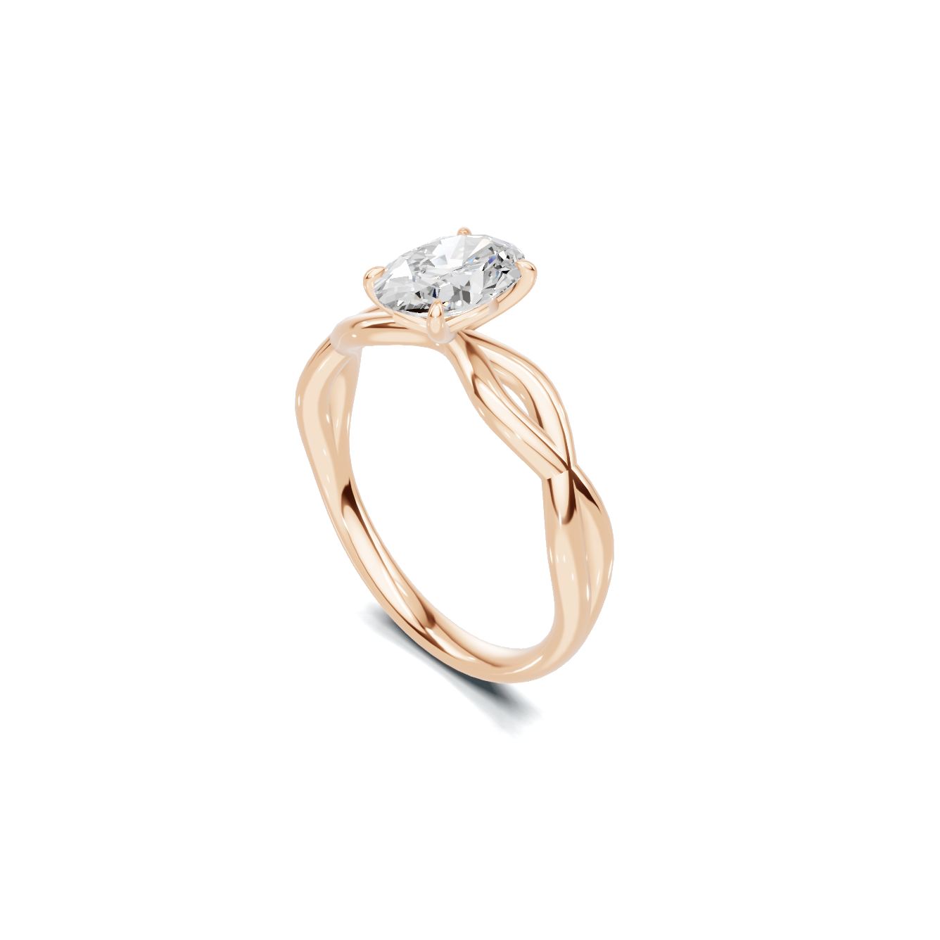 Elegant Infinity Twist Ring