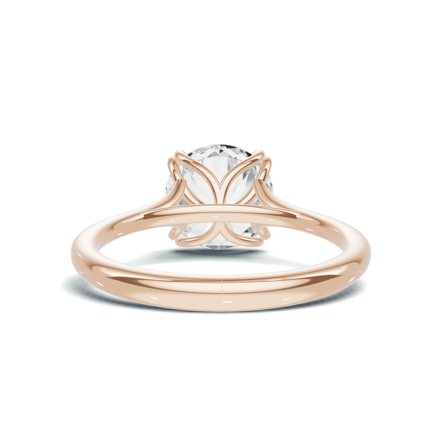 Elegant Sculpted Solitaire Ring
