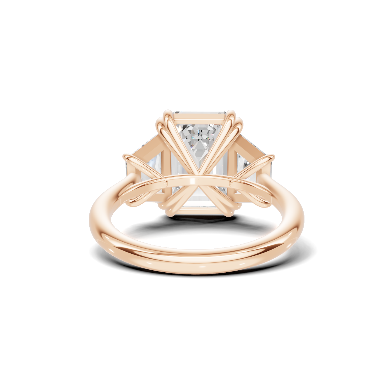 Elegant Trapezoid Accent Ring