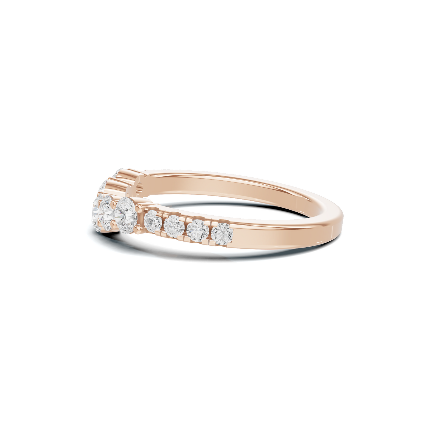 Graduated Scalloped Anniversary Ring