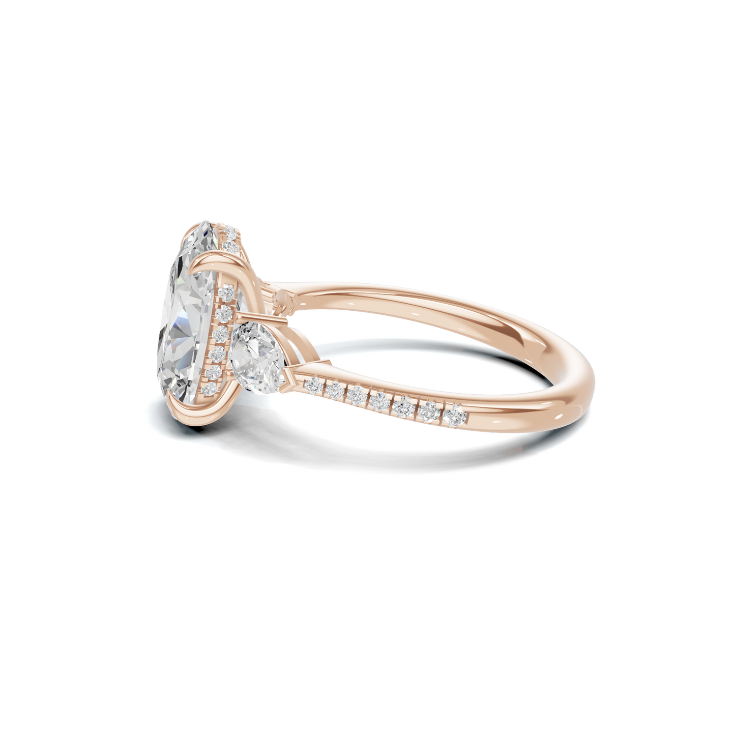 Grand Elegant Accented Statement Ring