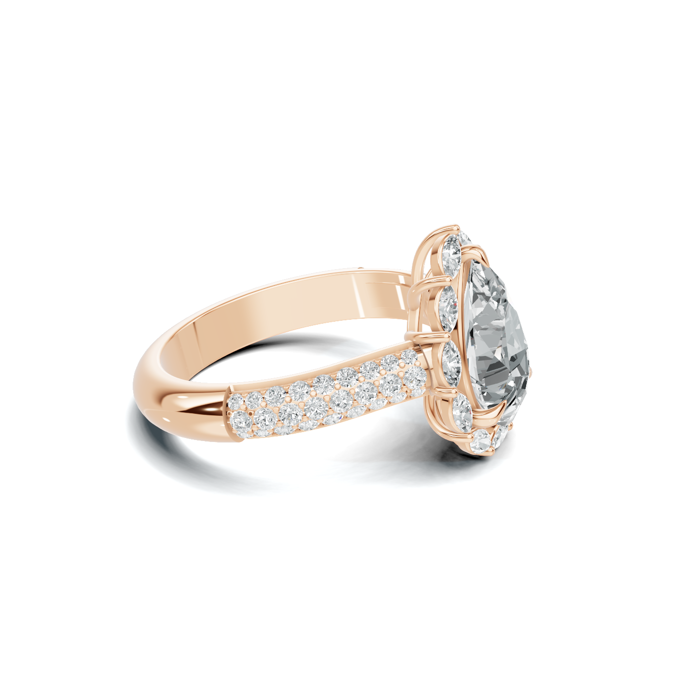 Grand Halo Statement Ring