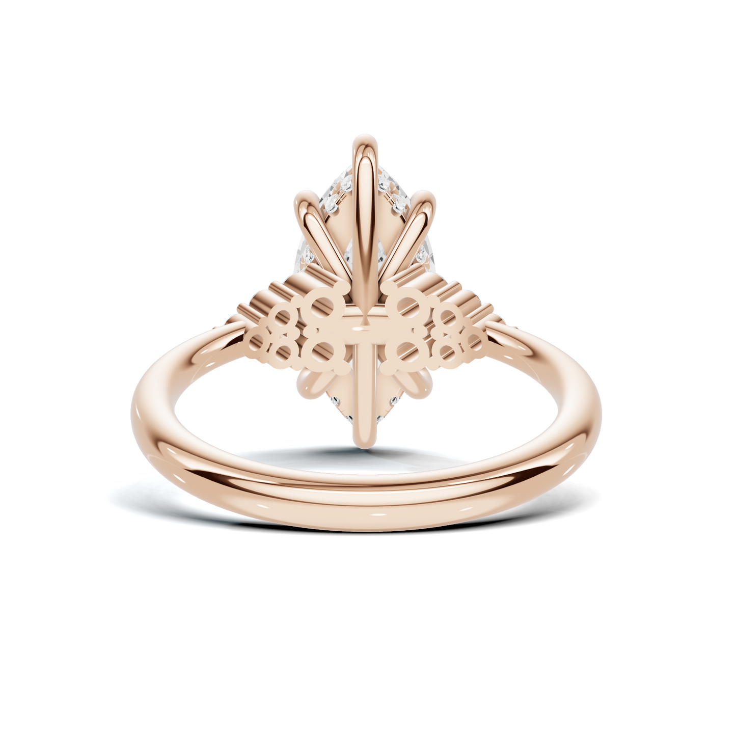 Grand Marquise Cluster Ring