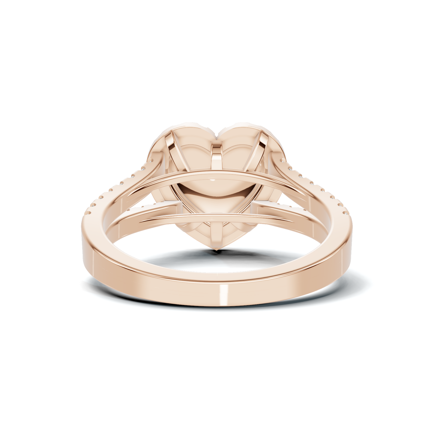 Grand Pave Heart Statement Ring