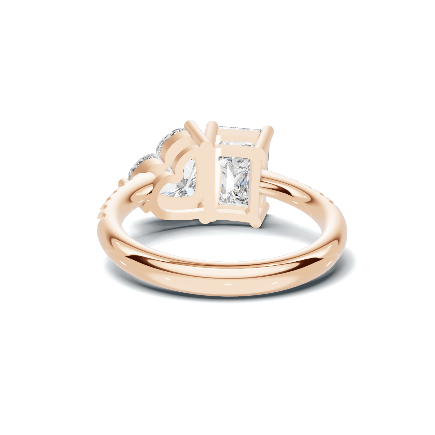 Heart And Step Ring
