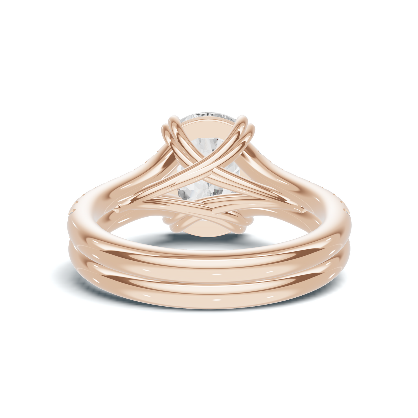 Heart Prong Pave Ring