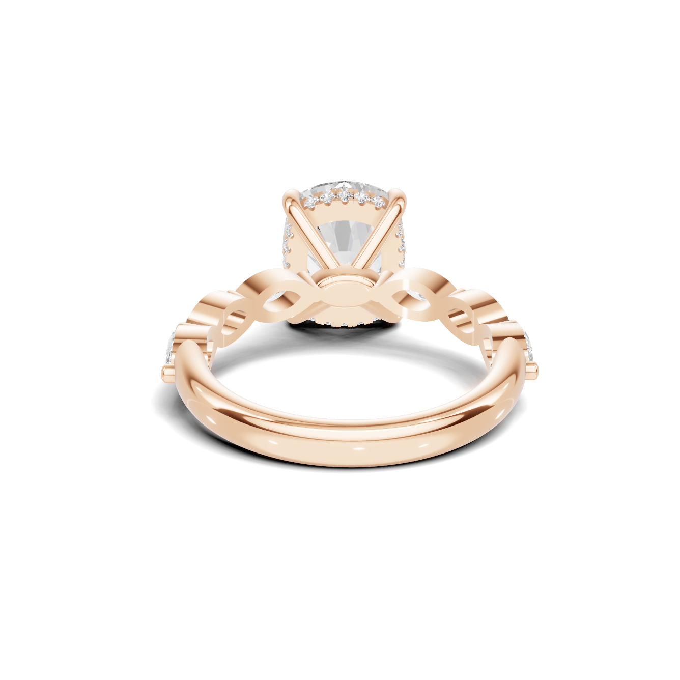 Luxe Elegant Marquise Accented Ring