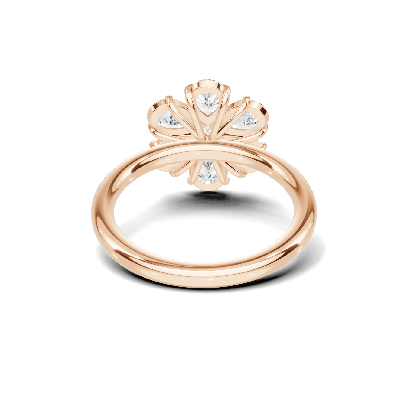Luxe Floral Cluster Ring