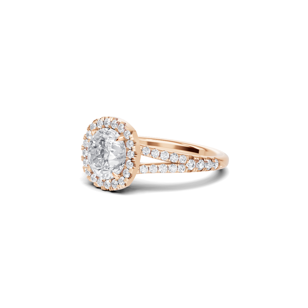 Luxe Halo Split Ring