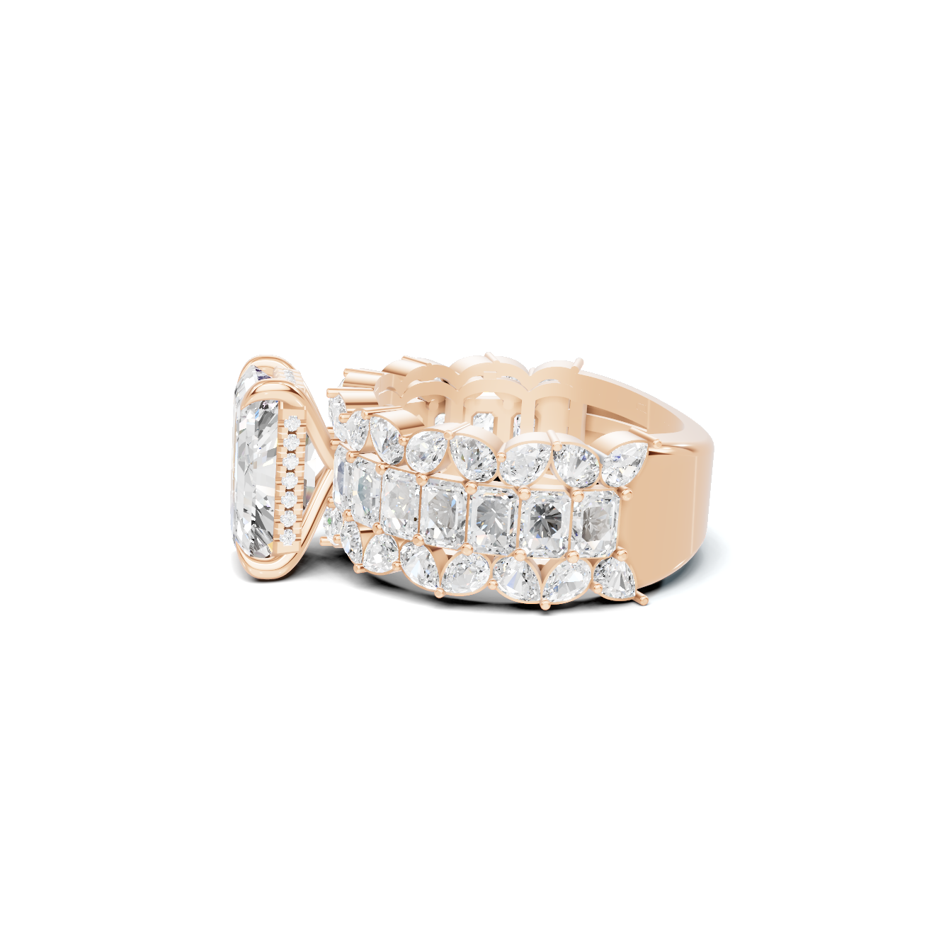Luxe Multi Stone Statement Ring