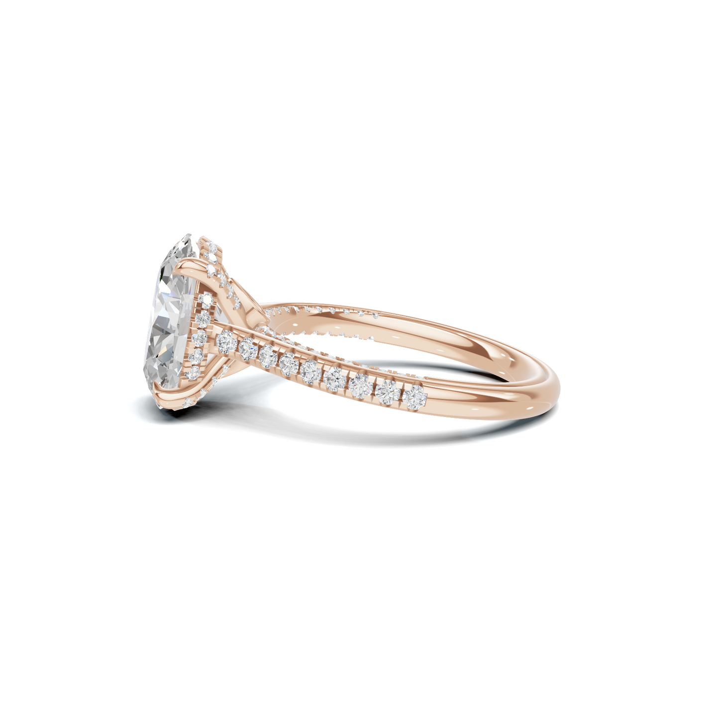 Luxe Pave Accented Statement Ring