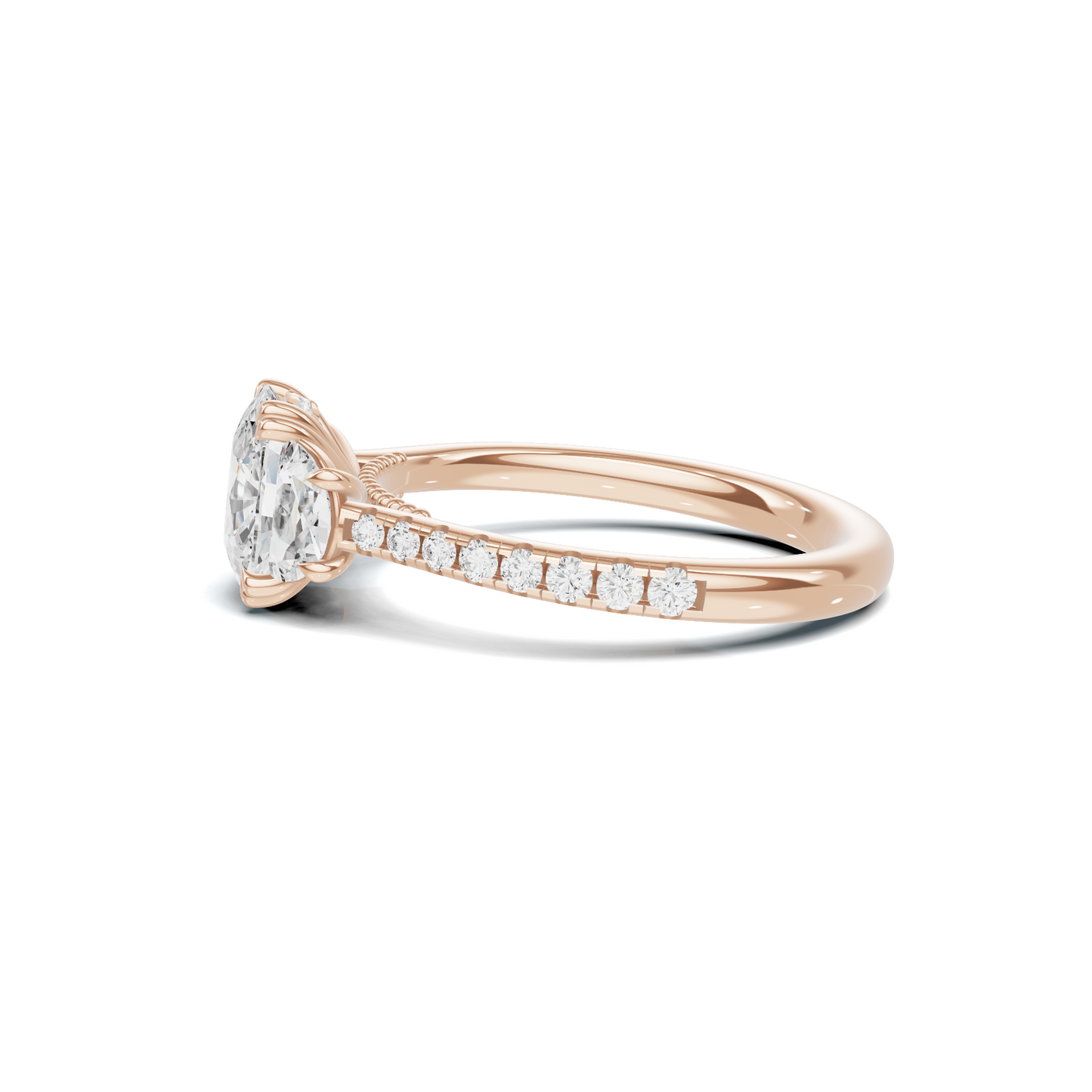 Magnificent Three Stone Ring