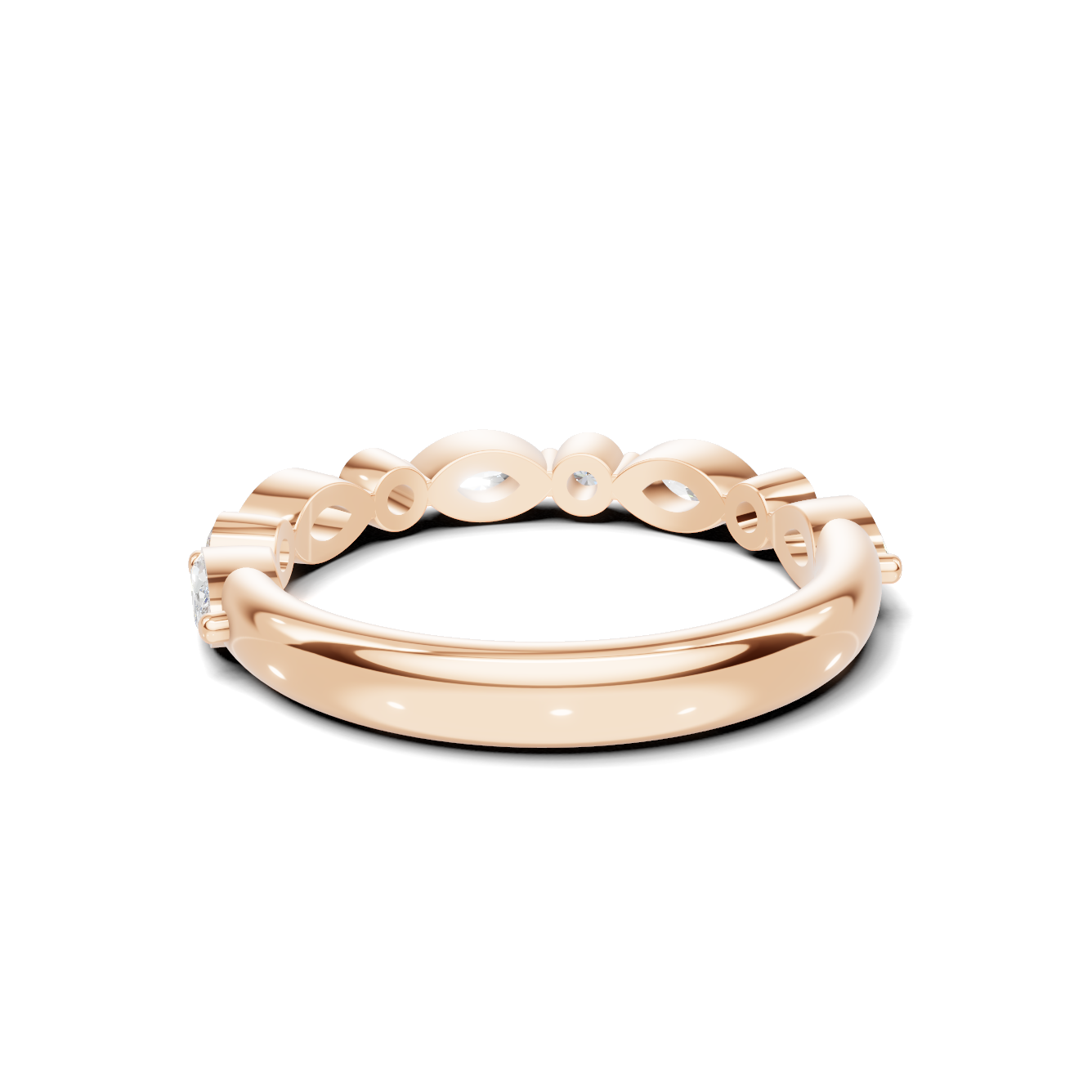 Marquise Alternating Stones Ring