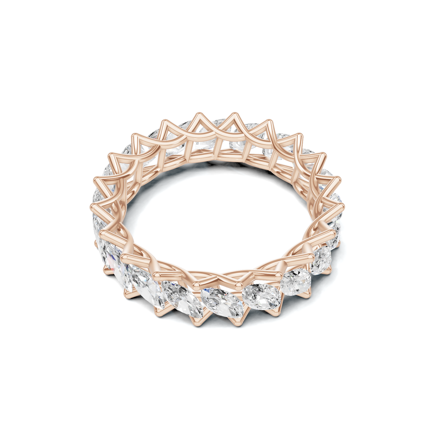 Marquise Eternity Band Ring