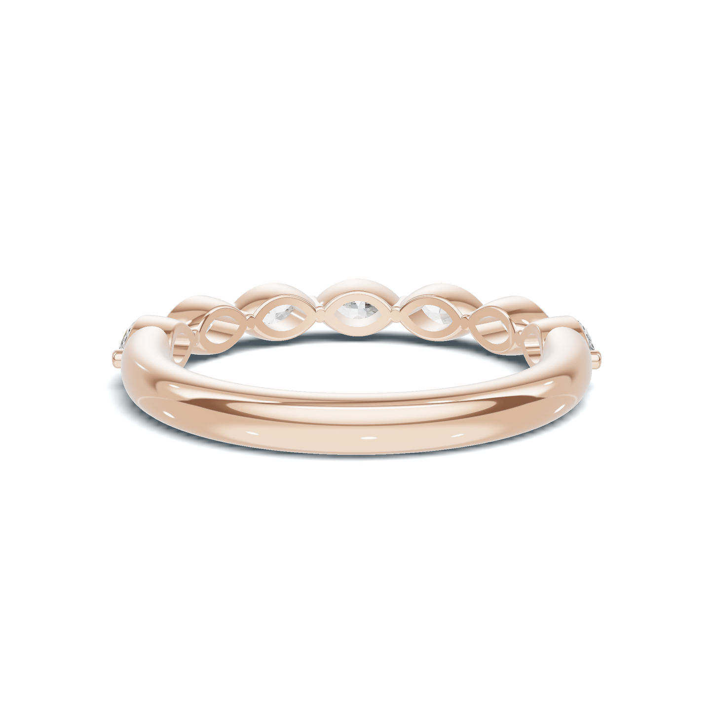 Marquise Stone Band Ring