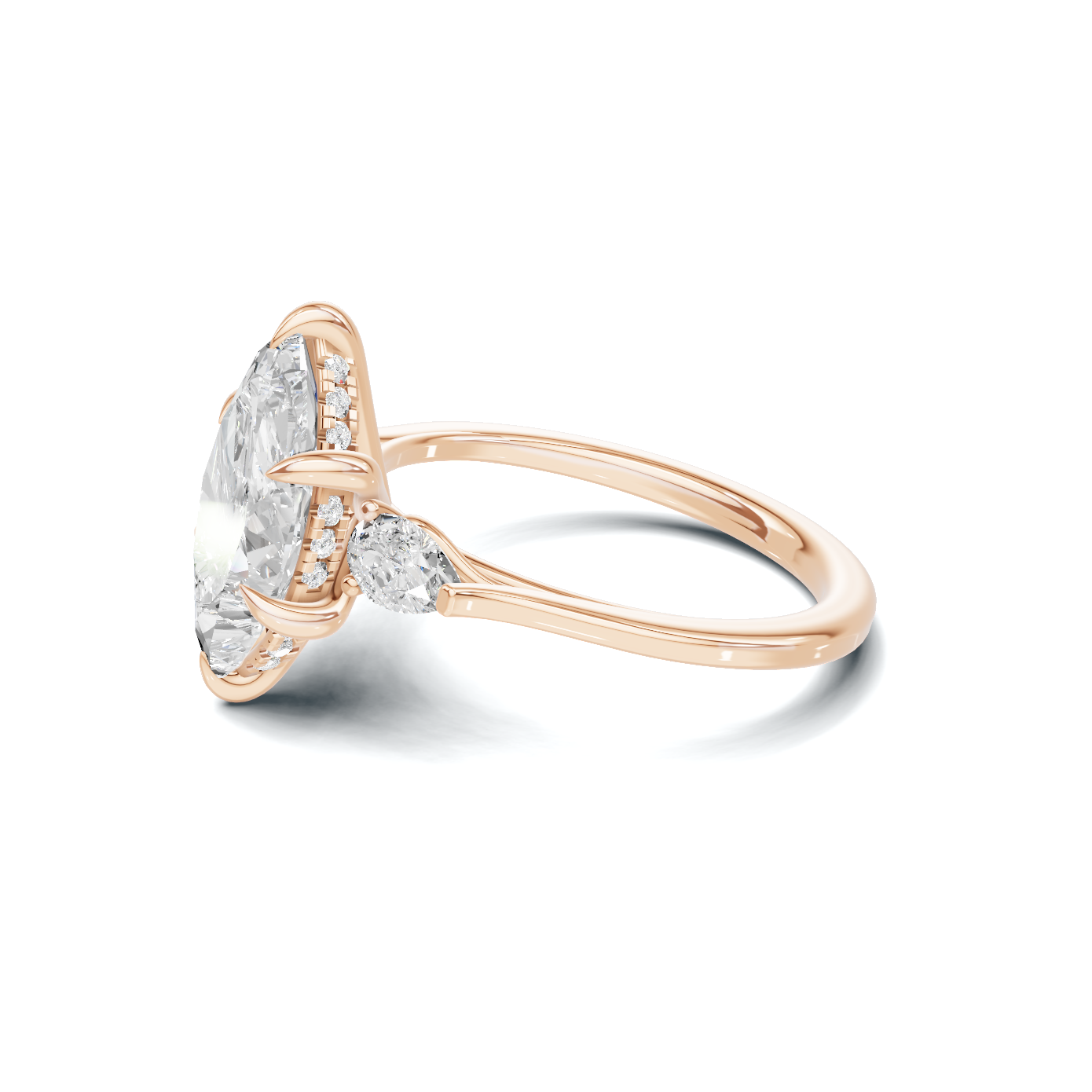 Marquise Three Stone Ring