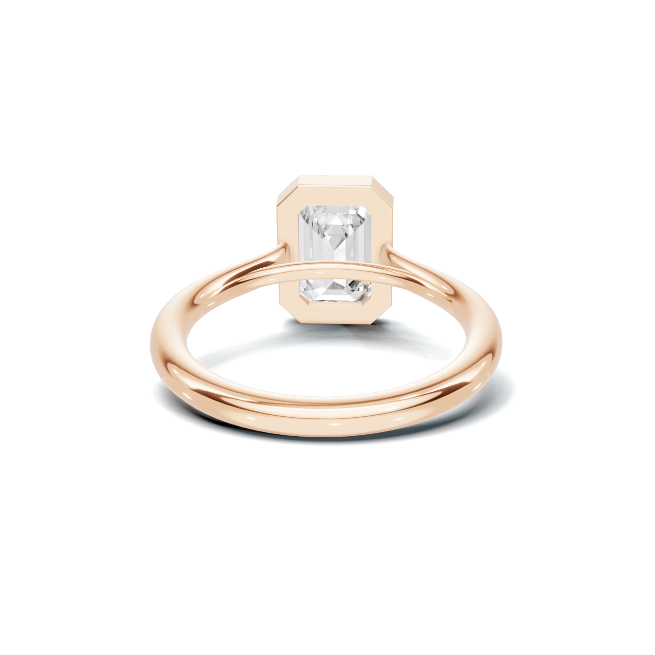 Modern Bezel Set Ring