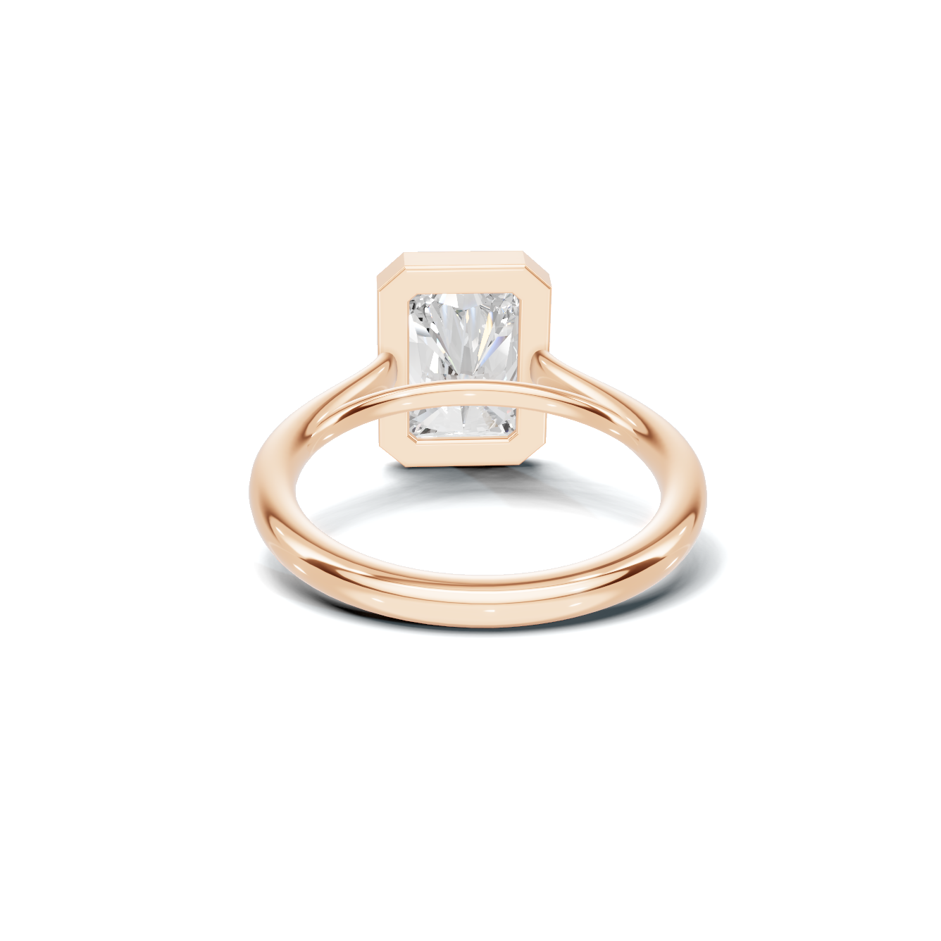 Sleek Bezel Set Ring