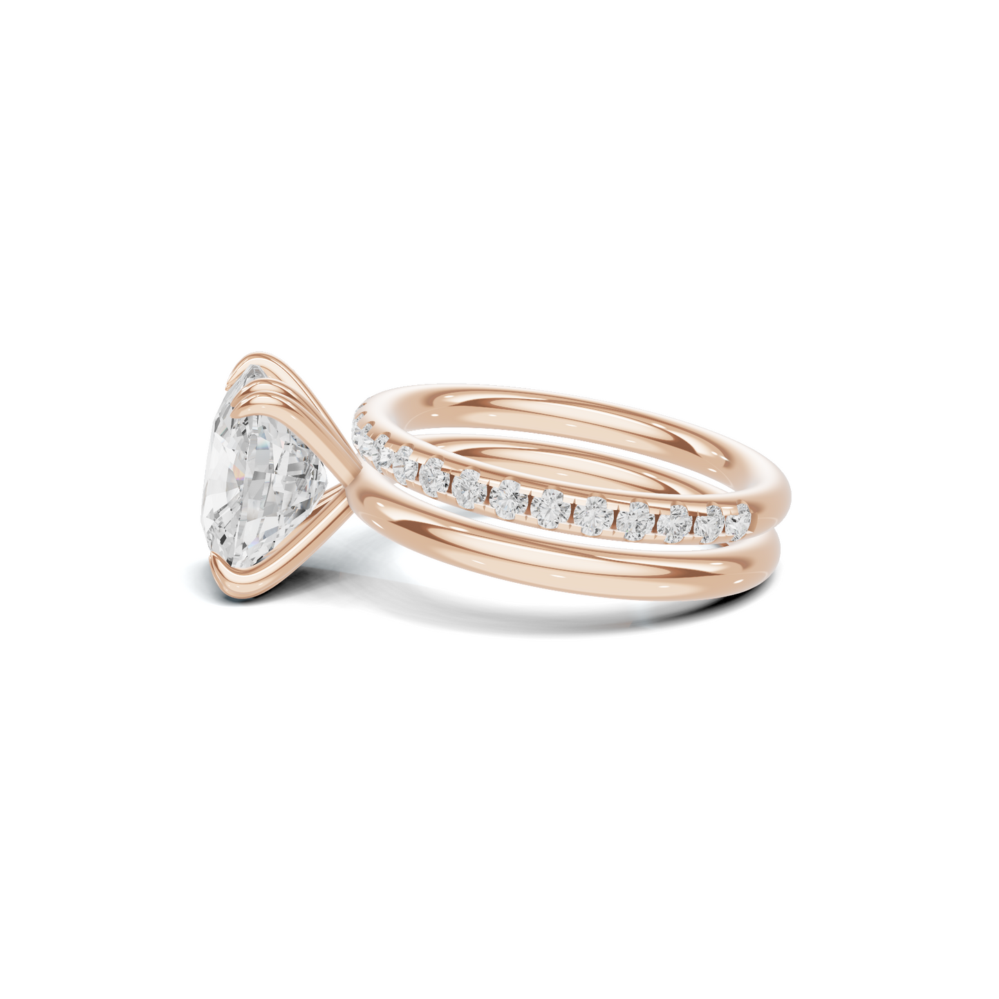 Sparkling Pave Bridal Ring