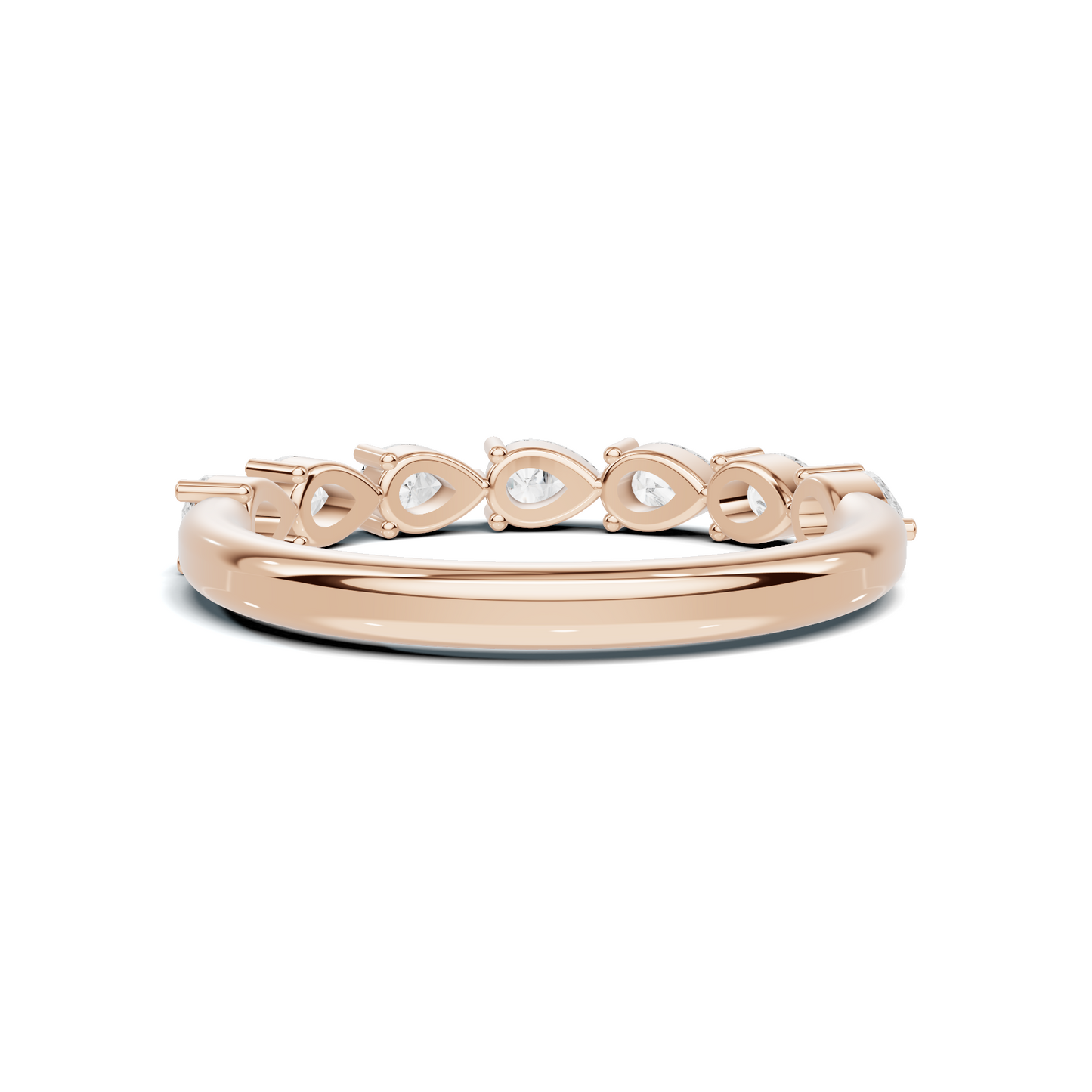 Teardrop Station Anniversary Ring