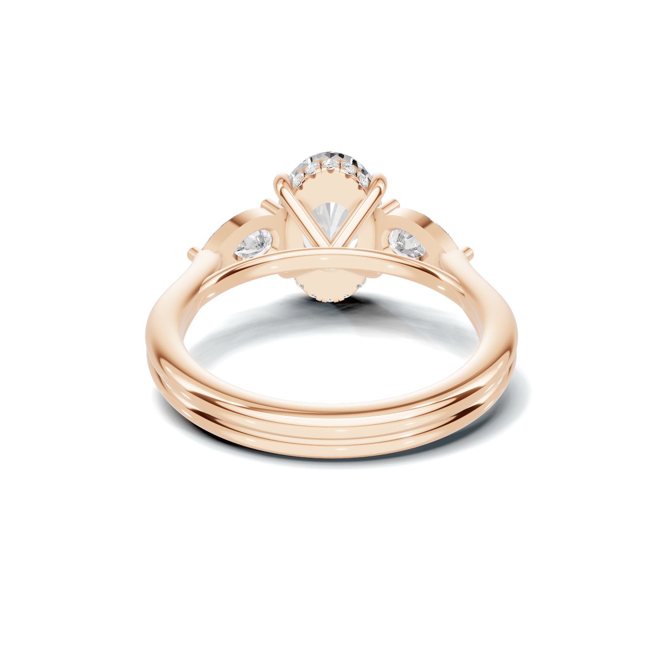 Three Stone Trilogy Ring