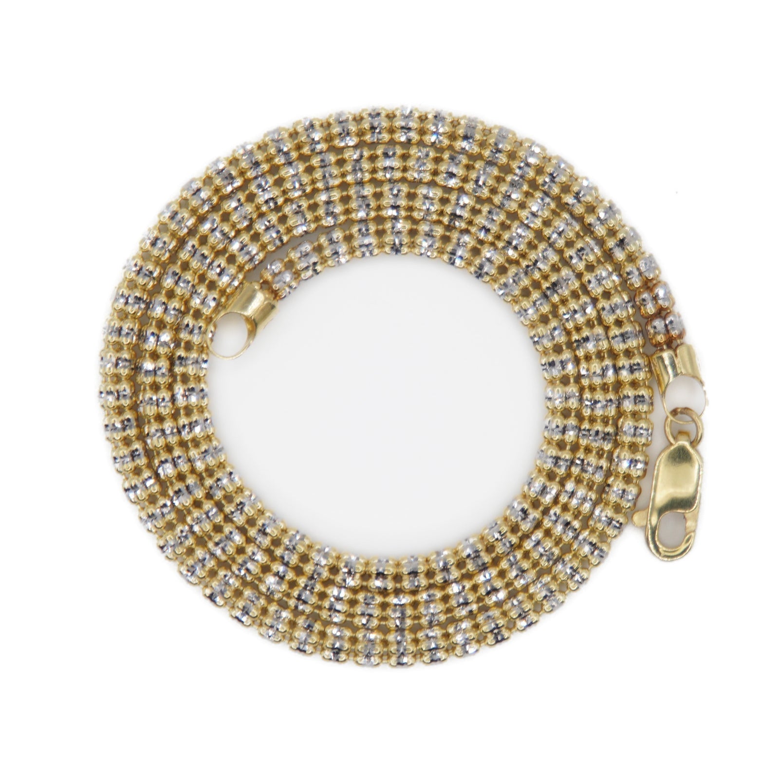 10k Solid Gold 3.5mm Ice Chain