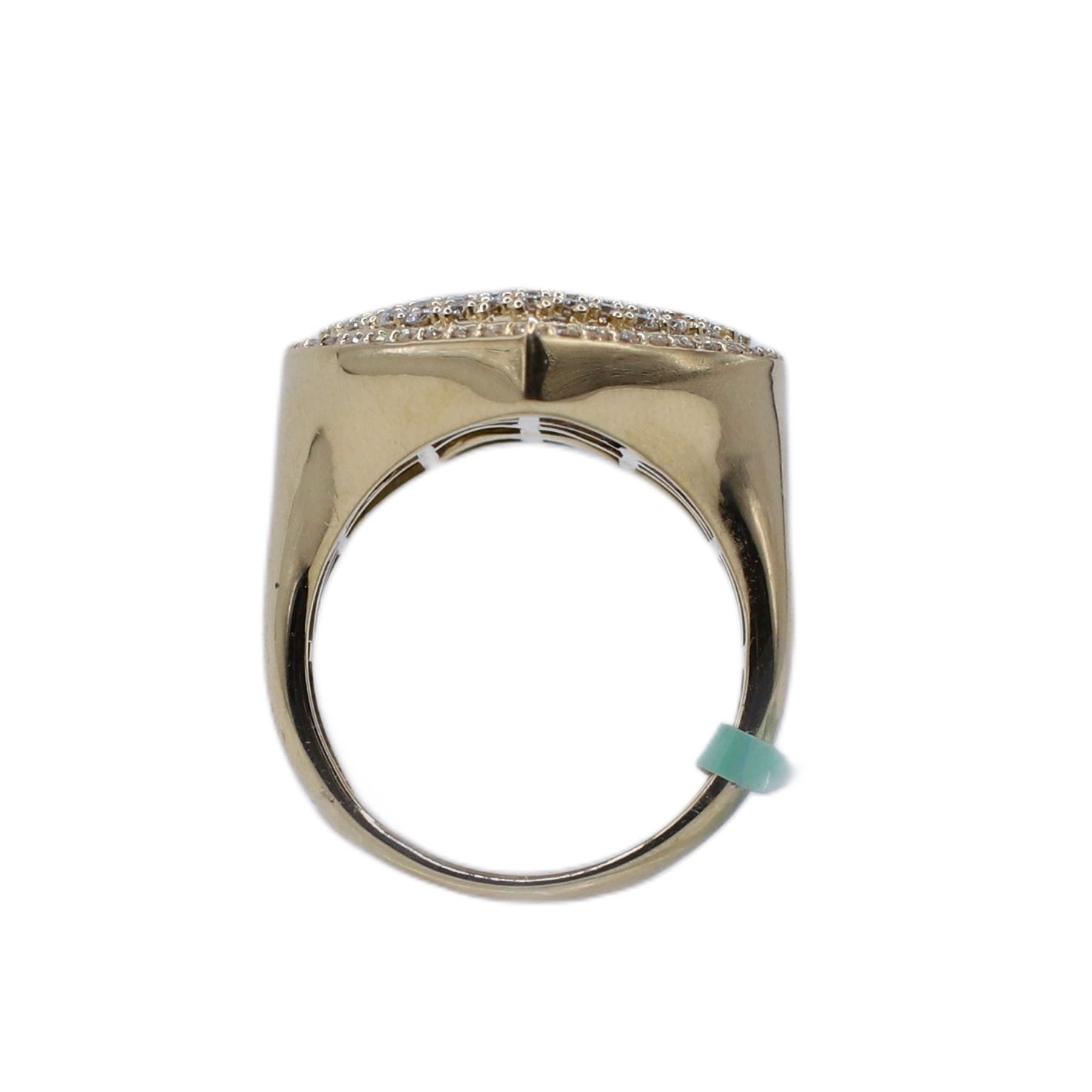 10k Solid Gold Lab Diamond 3D Heart Ring