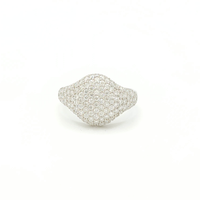 Moissanite Bubble Shaped Ring