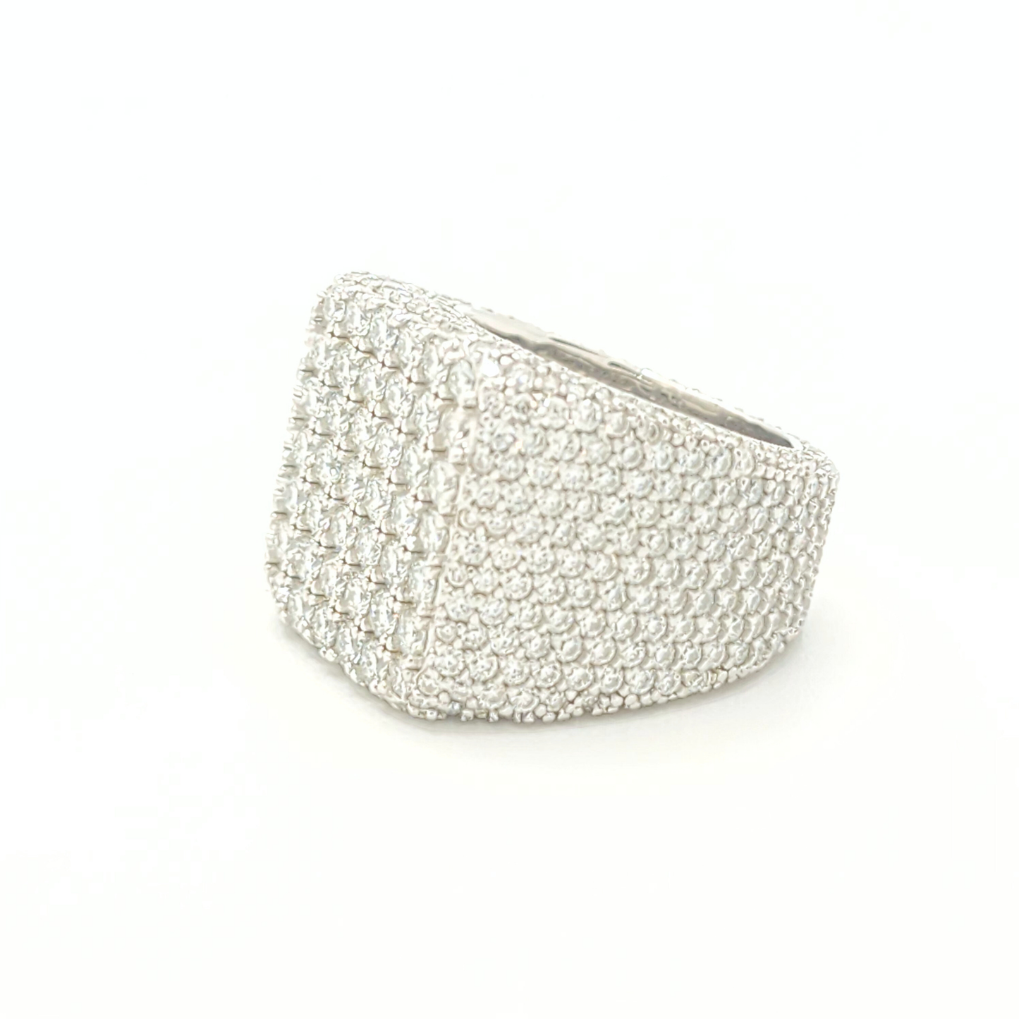 Moissanite Pinky Ring