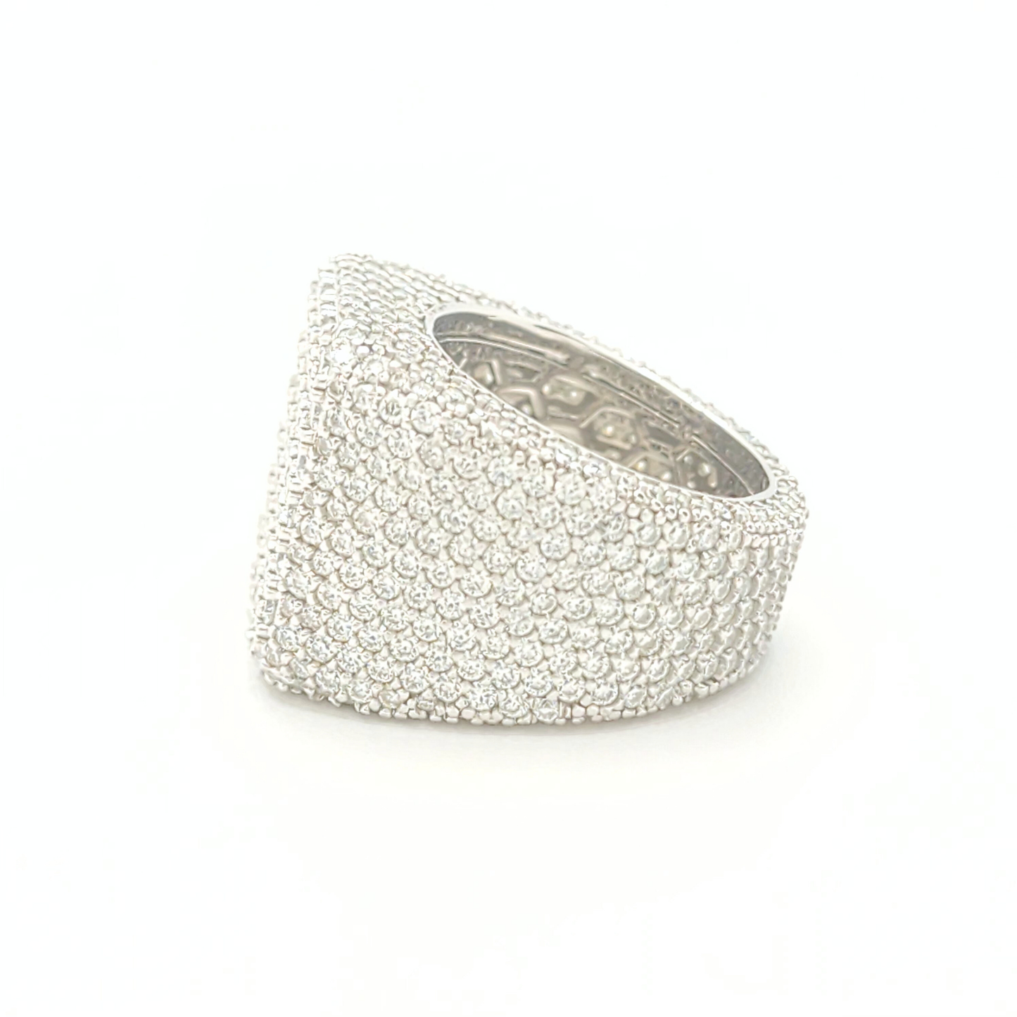 Moissanite Pinky Ring