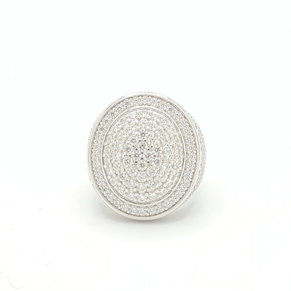 Moissanite Oval Shaped Ring