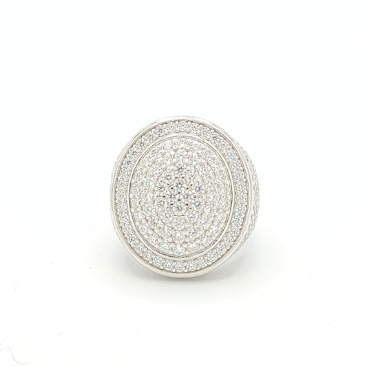 Moissanite Oval Shaped Ring