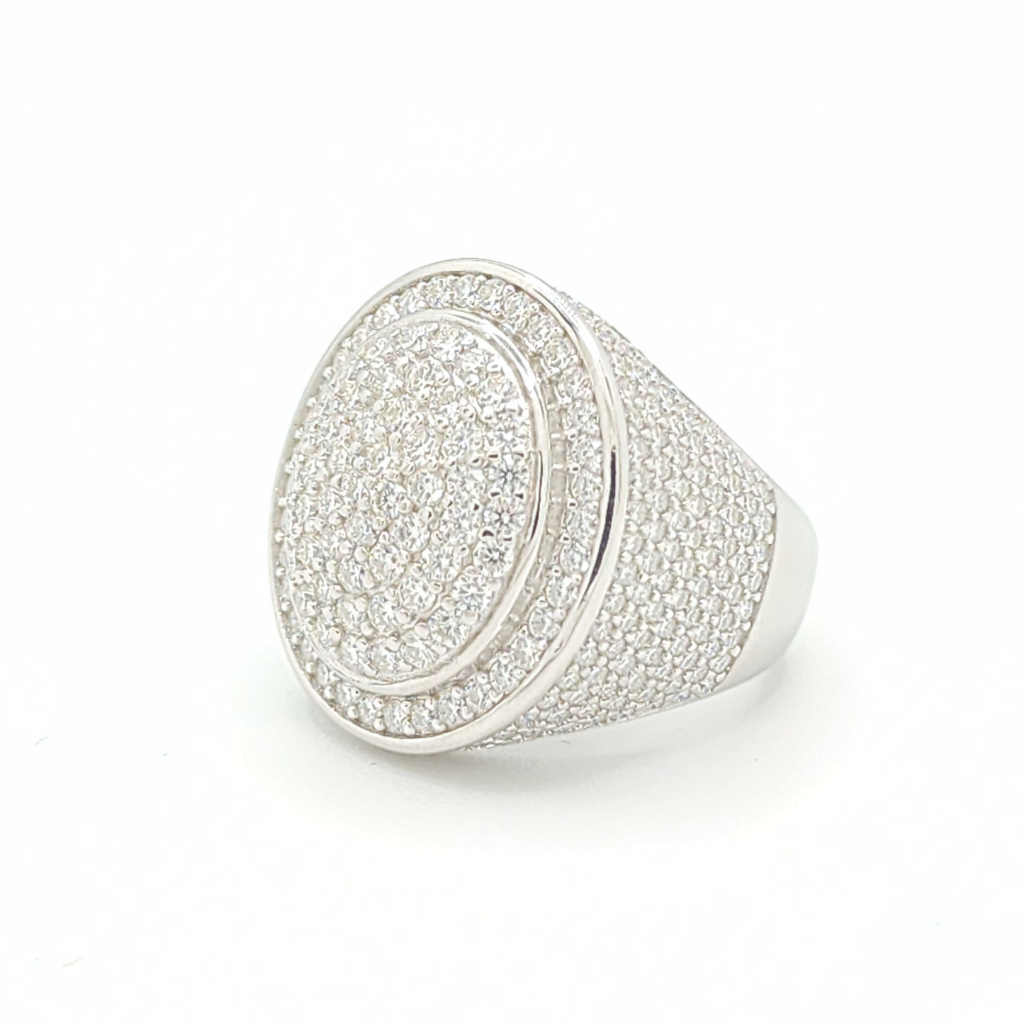 Moissanite Oval Shaped Ring