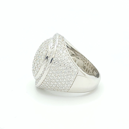 Moissanite Oval Shaped Ring