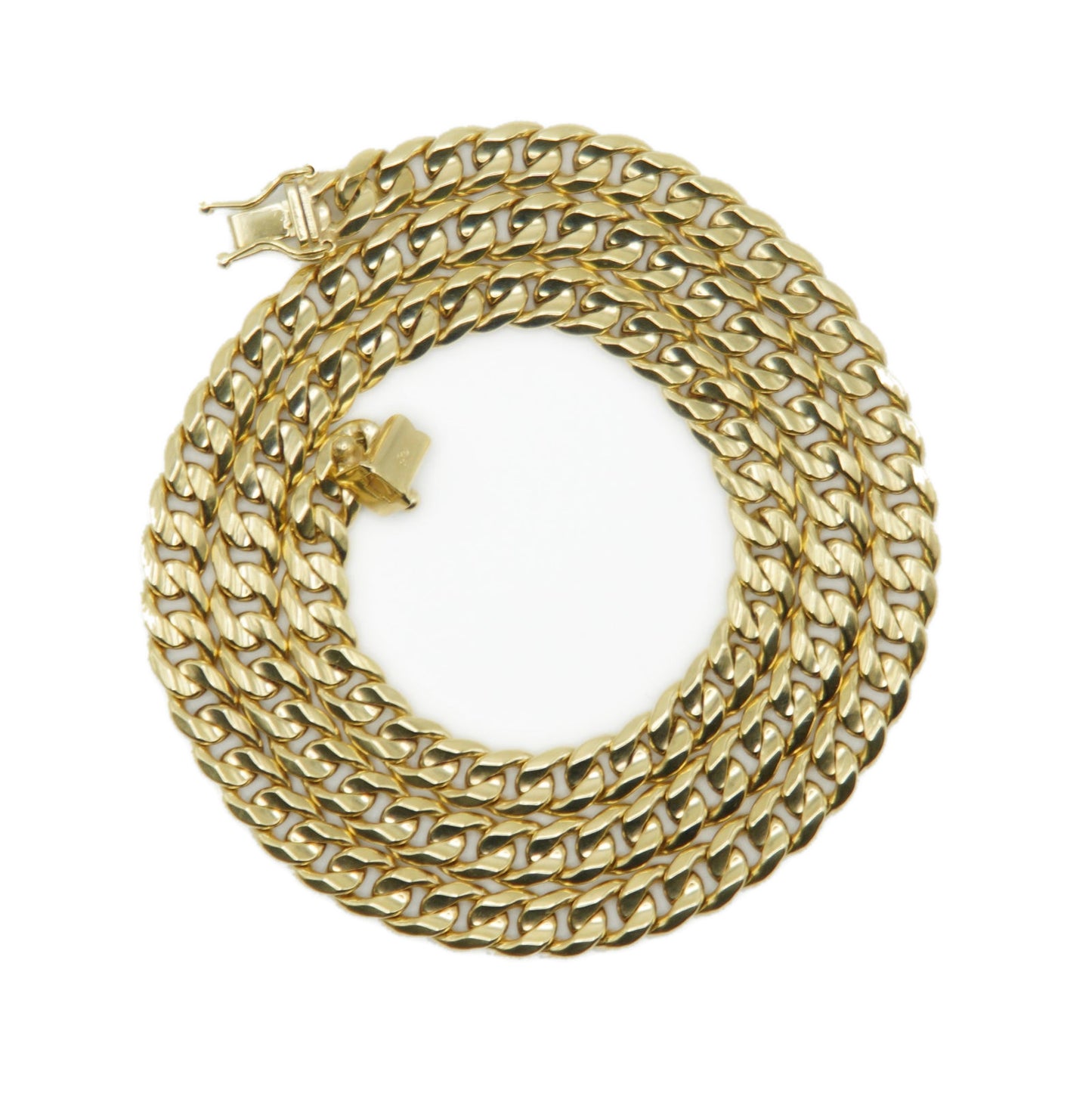14k Semi-Solid Gold 6mm Cuban Chain