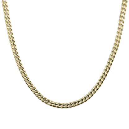 14k Semi-Solid Gold 6mm Cuban Chain